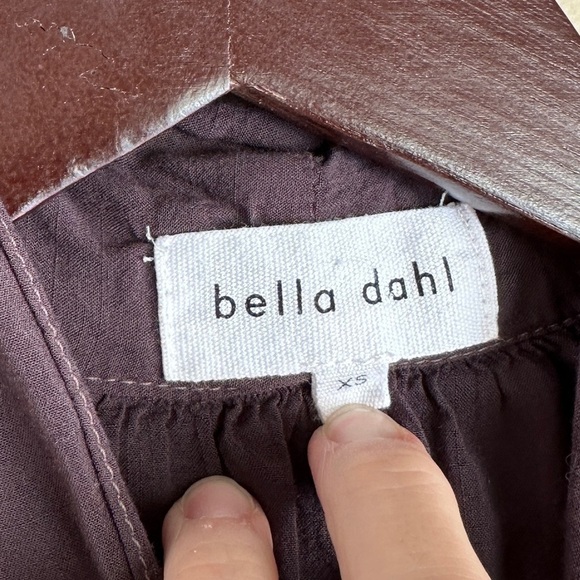 Anthropologie Bella Dahl Tie Neck Button Down Blouse - Picture 4 of 4